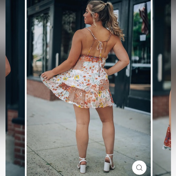 Floral Dress NWOT - Picture 3 of 10